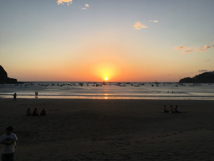 sunset san juan del sur