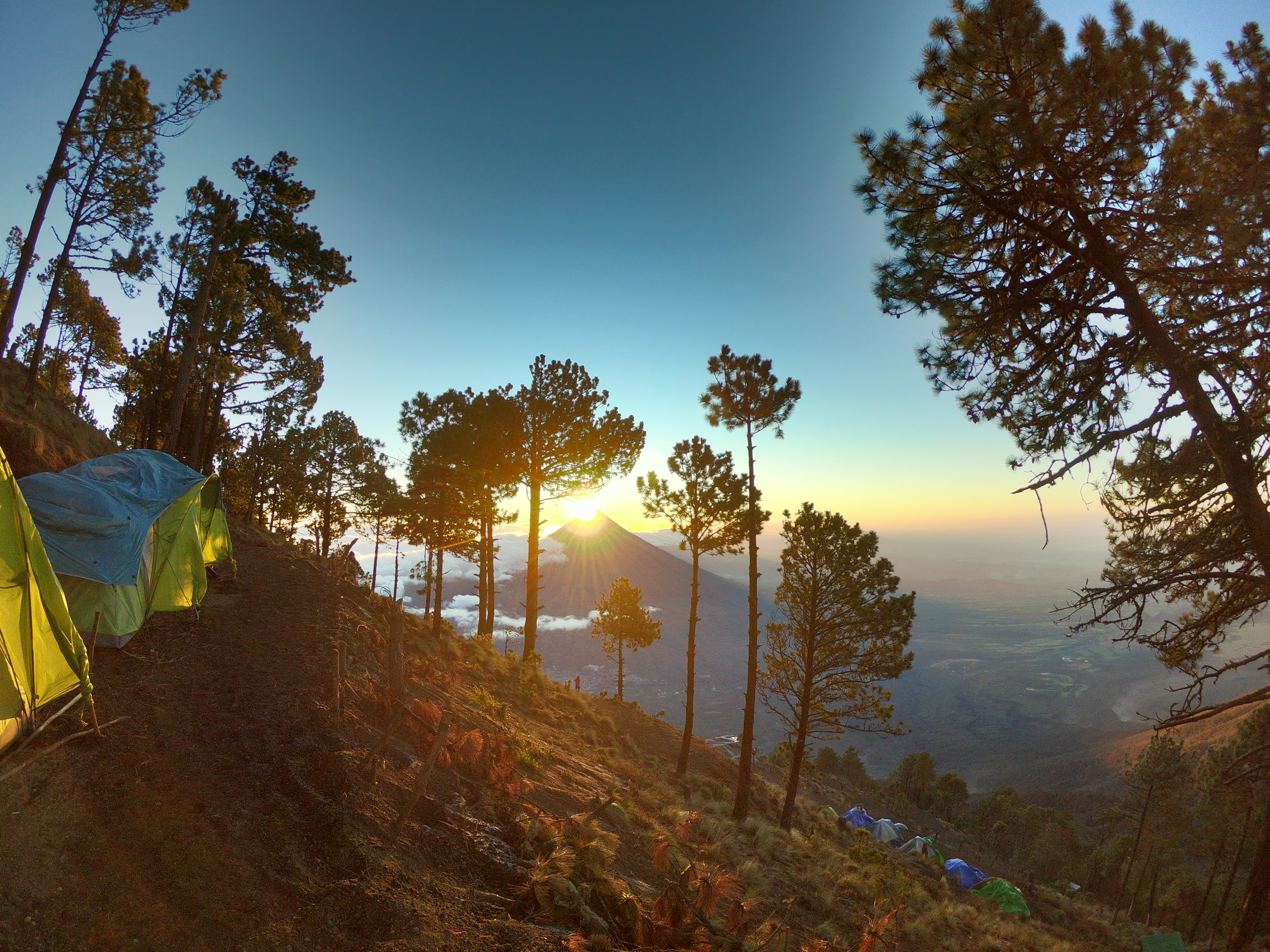 tents at acatenango