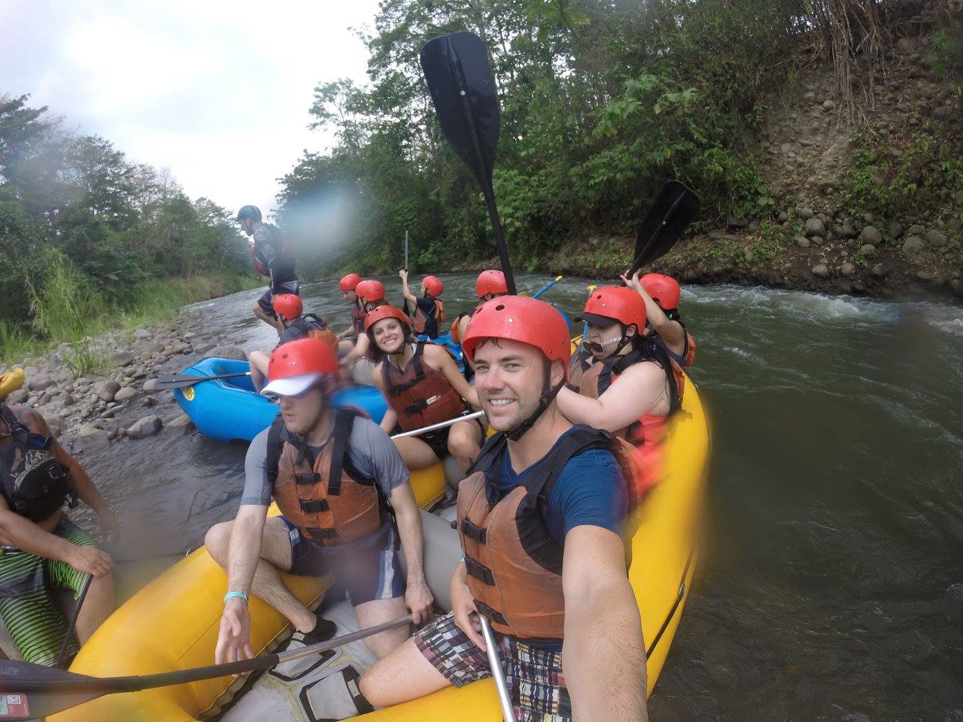 white water raft