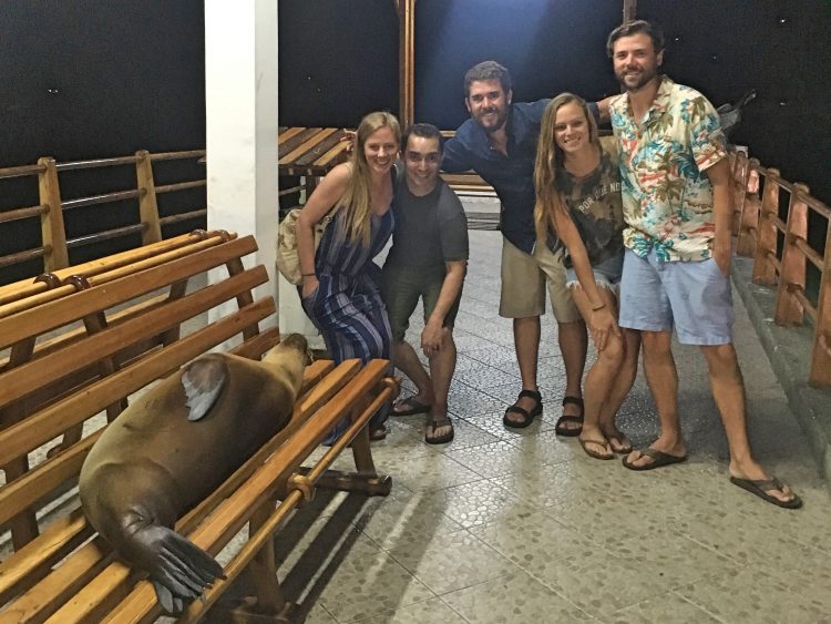 pier in galapagos