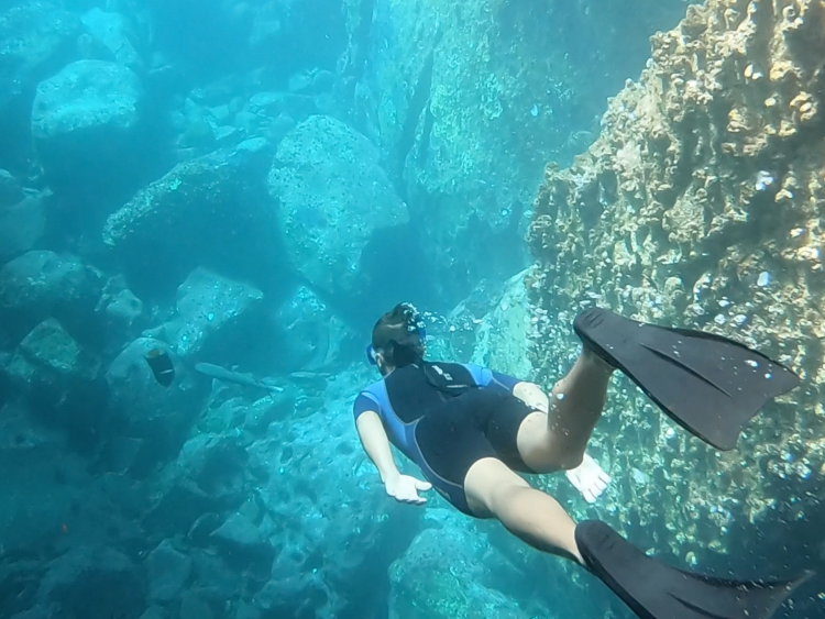 snorkeling kicker rock_