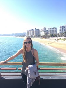 Rachel at vina del mar chile pier