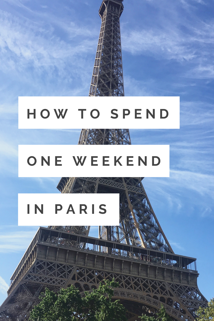 how to spend a weekend in Paris