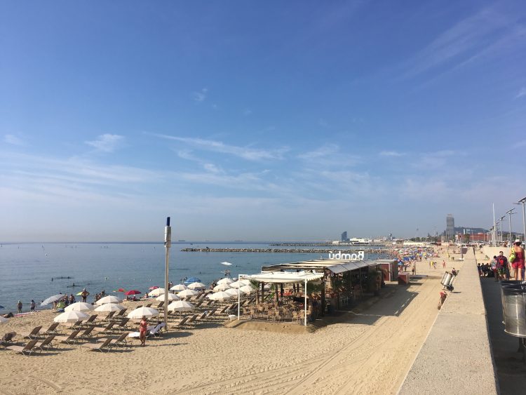 local beach barcelona