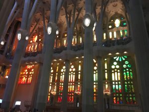 sagrada familia stained glass