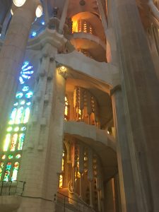 stairs in sagrada familia