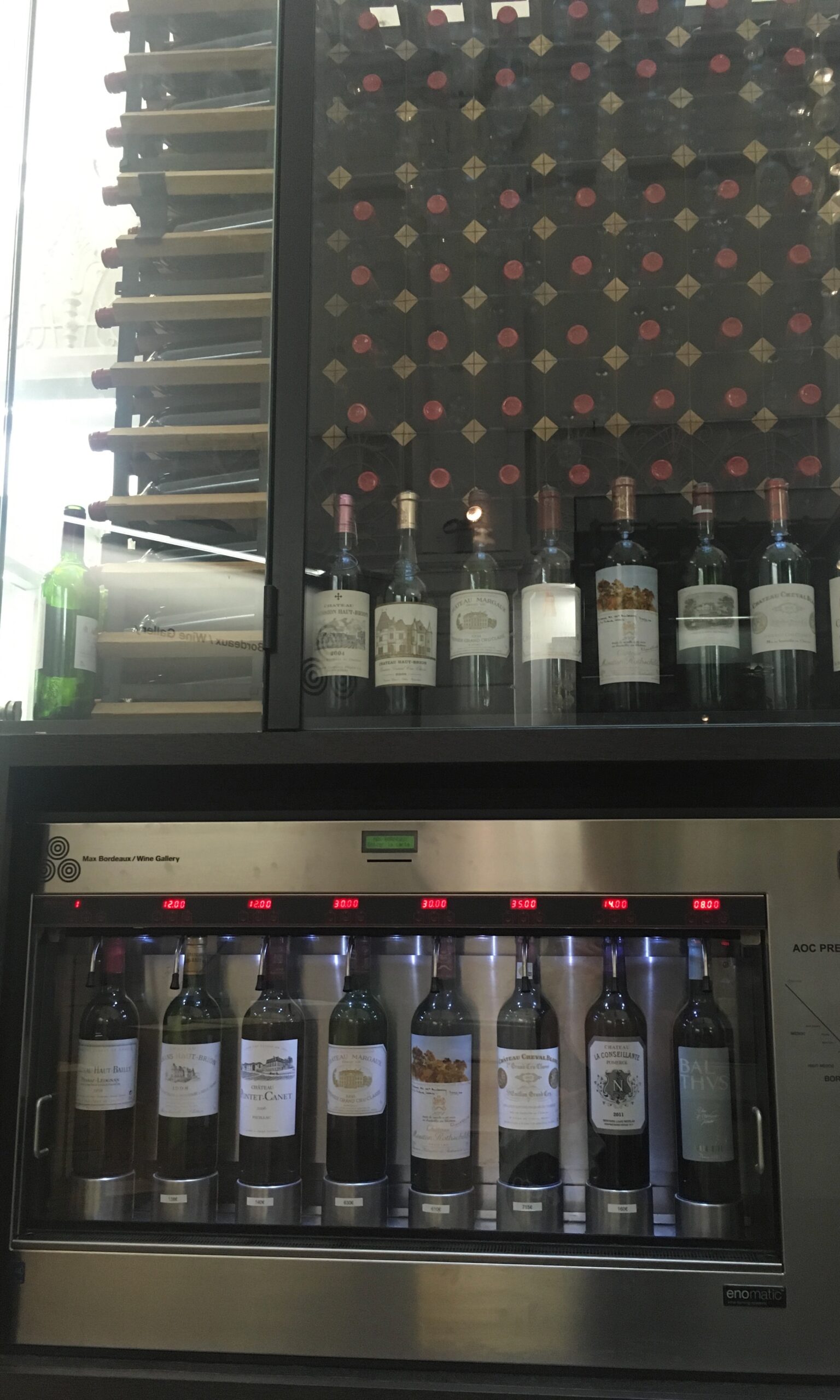wine filling in bordeaux