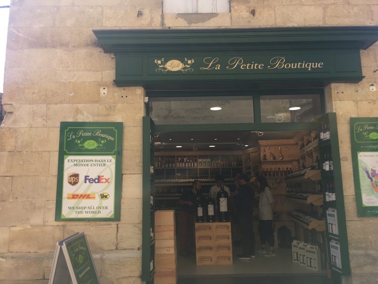 wine shop in st emilion