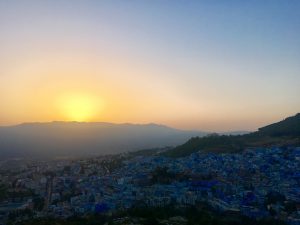 chefchaouen sunset morocco