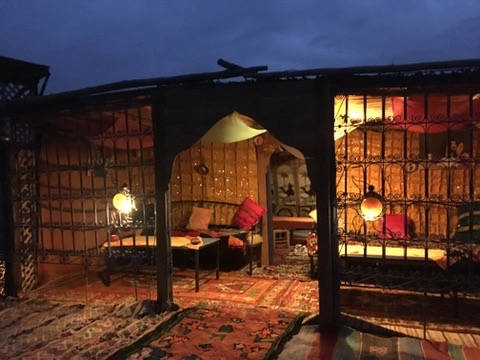 glamping in the sahara