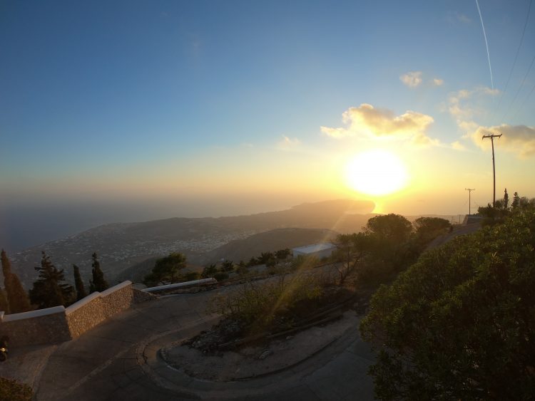 observatory sunset