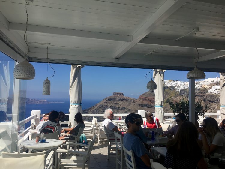 breakfast santorini