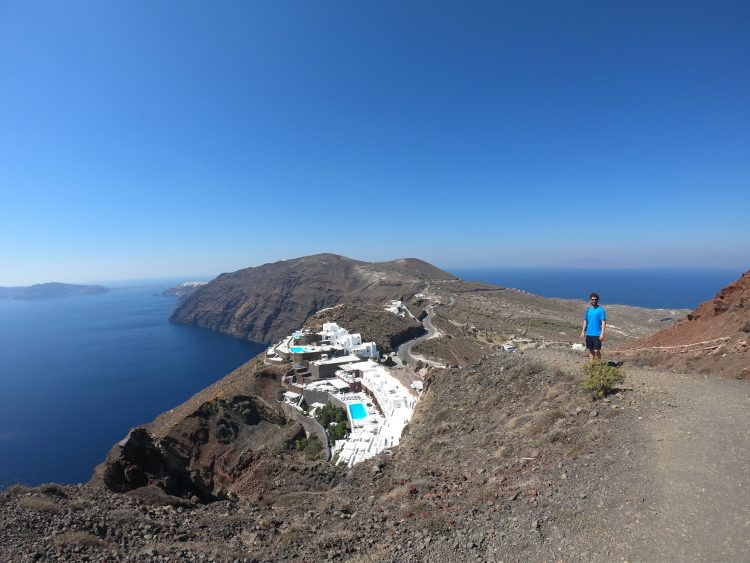 santorini hiking oia