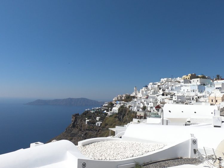 view in santorini