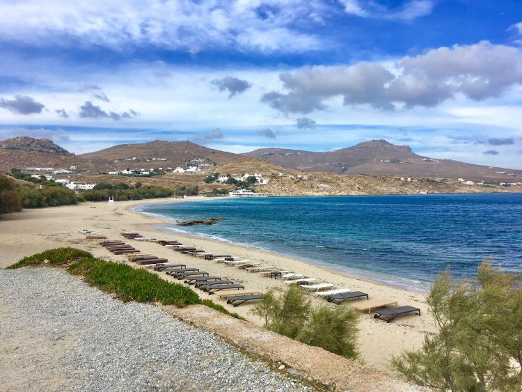 beach in mykonos