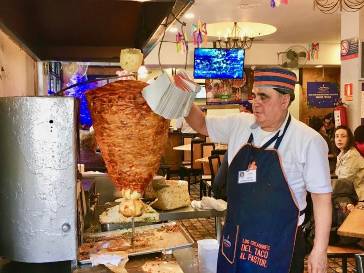 pastor tacos in mexico city